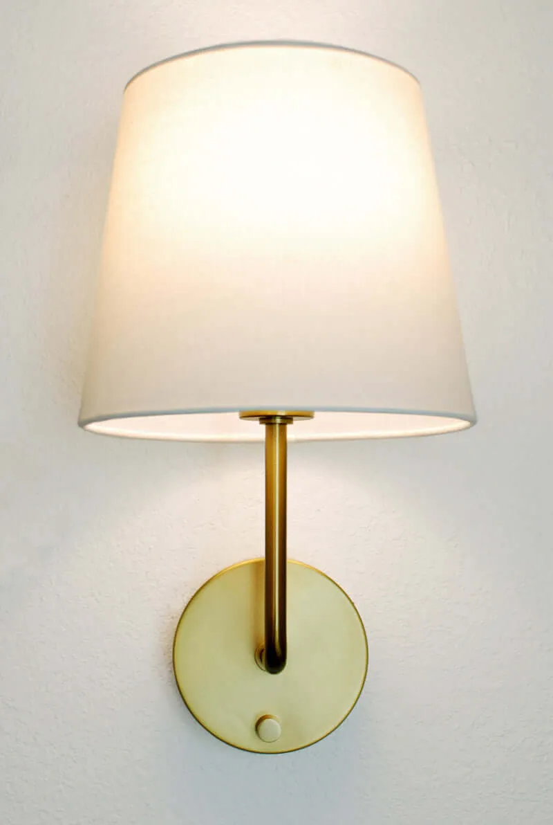 Emily Cordless Wall Sconce - Antique Brass