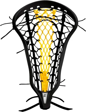 Epoch Lacrosse - Women's Lacrosse Head Purpose 10° Strung with Elite Runner Pro Pocket - Composite Injected Polymer Lacrosse Stick Head, Knot Lock Technology, Bottom Rail - Black