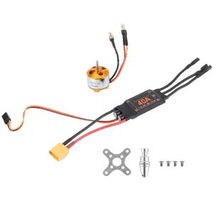 ESC Brushless Two?Way Brushless, 2212 KV2200 Motor 40A Brushless ESC RC Motor ESC Set for Drone Helicopter FPV Aero Parts Aero Accessories