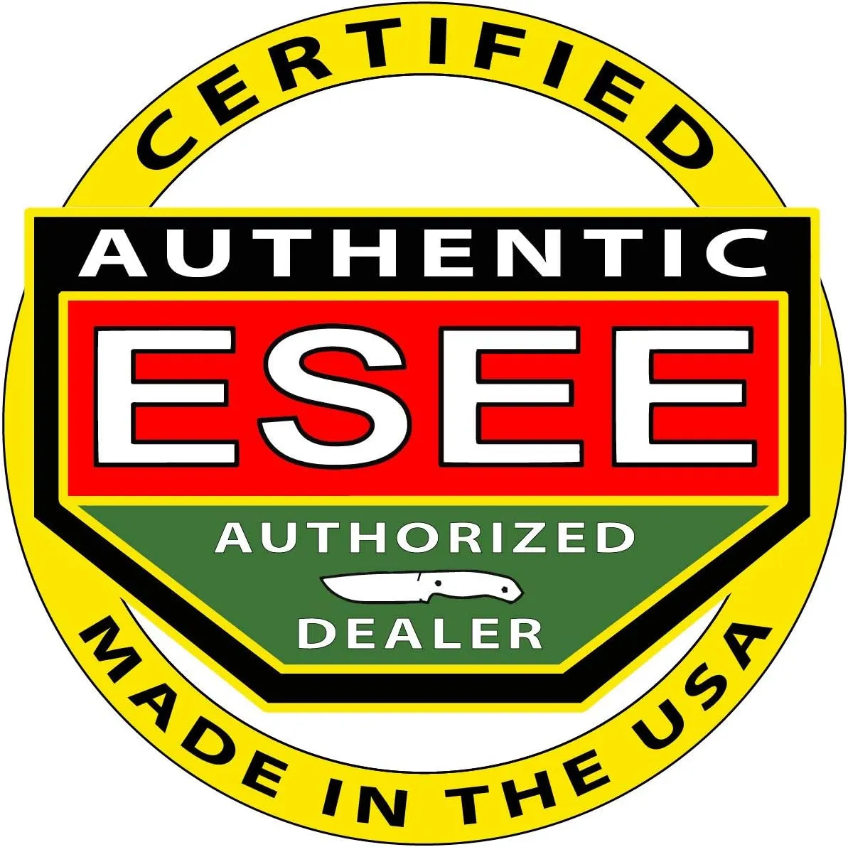 ESEE Knives Model 4S Survival Knife – Serrated Edge, Fixed Blade Knife, Includes Sheath - Field Tested, Made in the USA