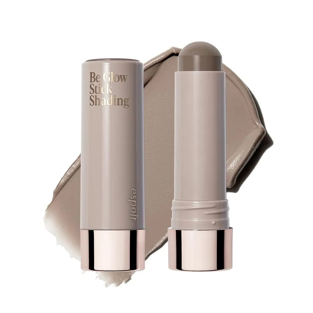 espoir Be Glow Shading Stick Contour │Smooth Gliding Face Shaping Makeup │ Subtle Contour Color fo Natural Look on Face │Creamy Solid Texture (Cool Gray, Stick)