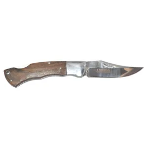 EUREKA MUSTER WALNUT 8.5" FOLDING WOOD HANDLE KNIFE
