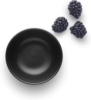 Eva Solo | Nordic Kitchen Bowl 0.15l Ø10cm | Dishwasher & Microwave Safe | Black Stoneware | Danish Design, Functionality & Quality | Set of 4 | Black