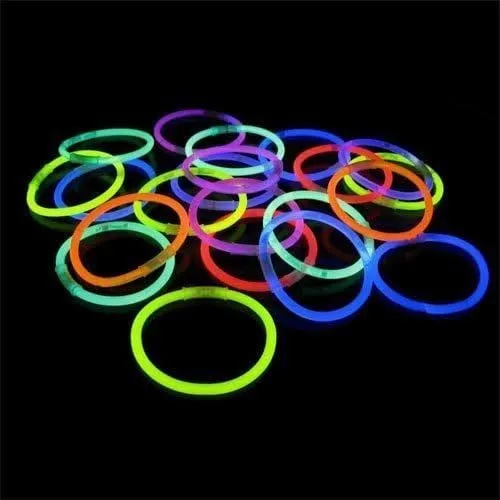 Exquisite 200 22" Glow Light Stick Neon Necklaces WHOLESALE PACK (2 Tubes of 100)