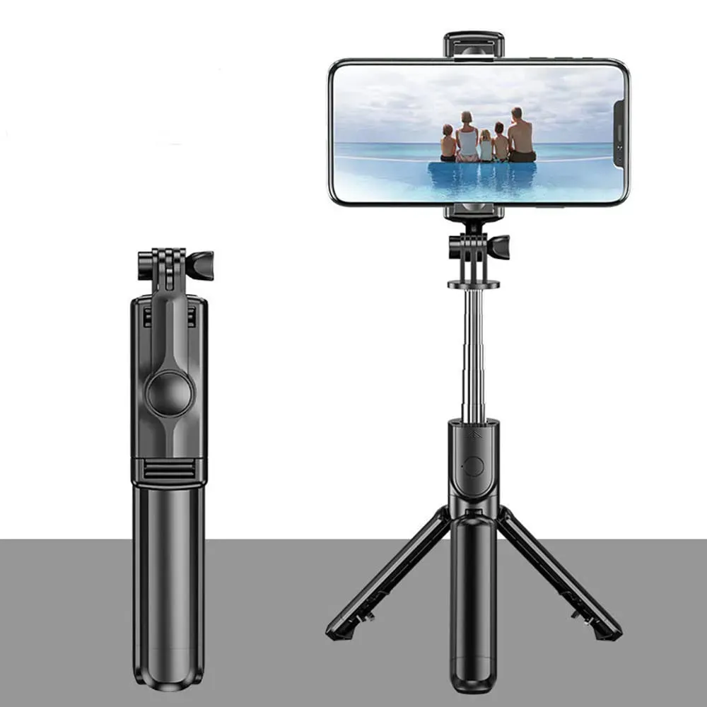 Extendable Wireless Selfie Stick Tripod with Light