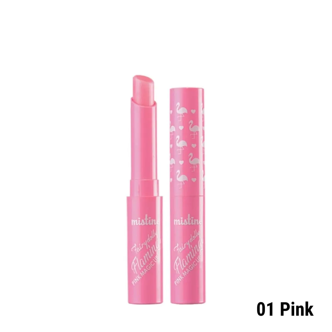 FAIRY DOLLY Flamingo Pink Magic Lip – 1.6g – Color-Changing, Moisturizing & Lightweight Lipstick (Pink)