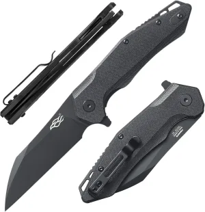 Firebird GANZO FH31 Folding Pocket Knife D2 Steel Wharncliffe Blade Ergonomic G10 Handle with Clip Hunting Fishing Flipper Camping Outdoor EDC Knife