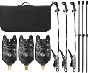 Fishing Banksticks Swingers Fishing Rod Bag Fishing Bite Alarm Bankstick Fishing Banksticks Fishing Bite Alarm Set Padded Fishing Tool Bag Fishing Bite Alarms Fishing Bank Stick Fishing