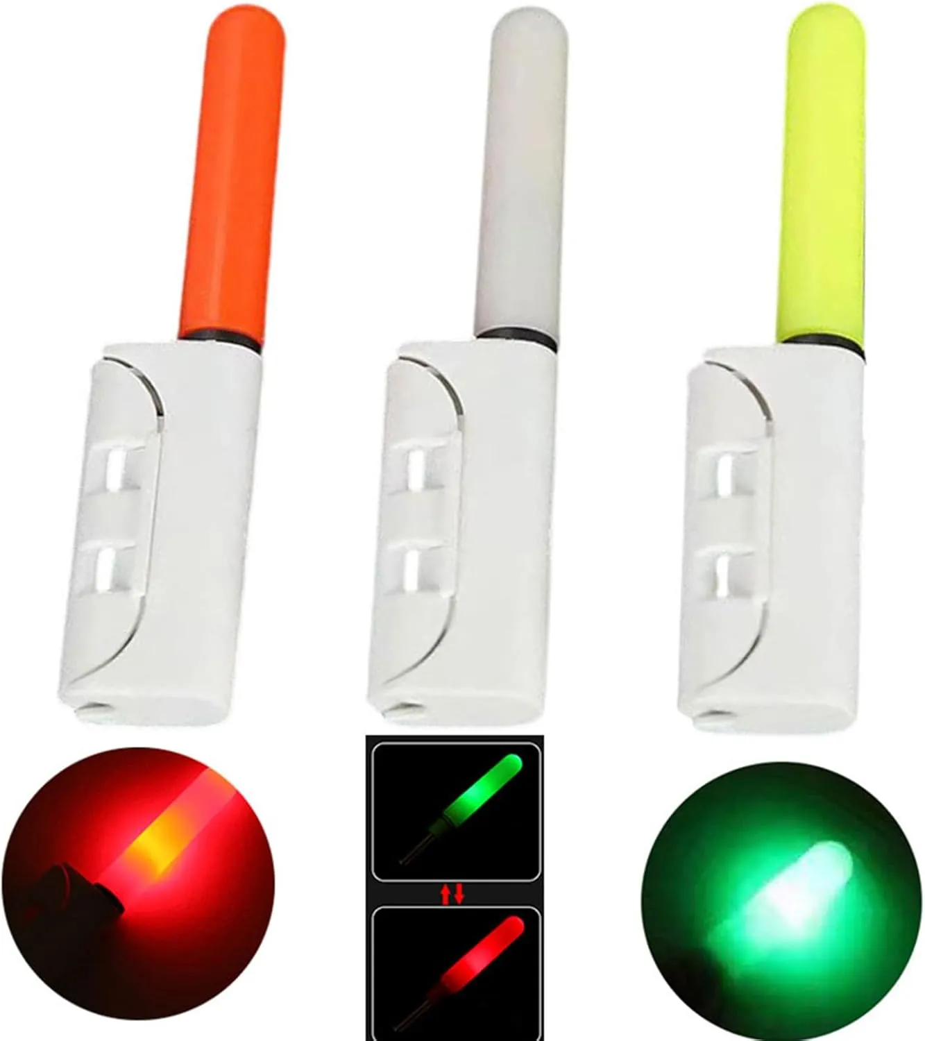 Fishing Rod Tip Glow Stick Waterproofs LED Night Fishing Rod Light Stick Luminously Stick Fishing Tackle Accessory