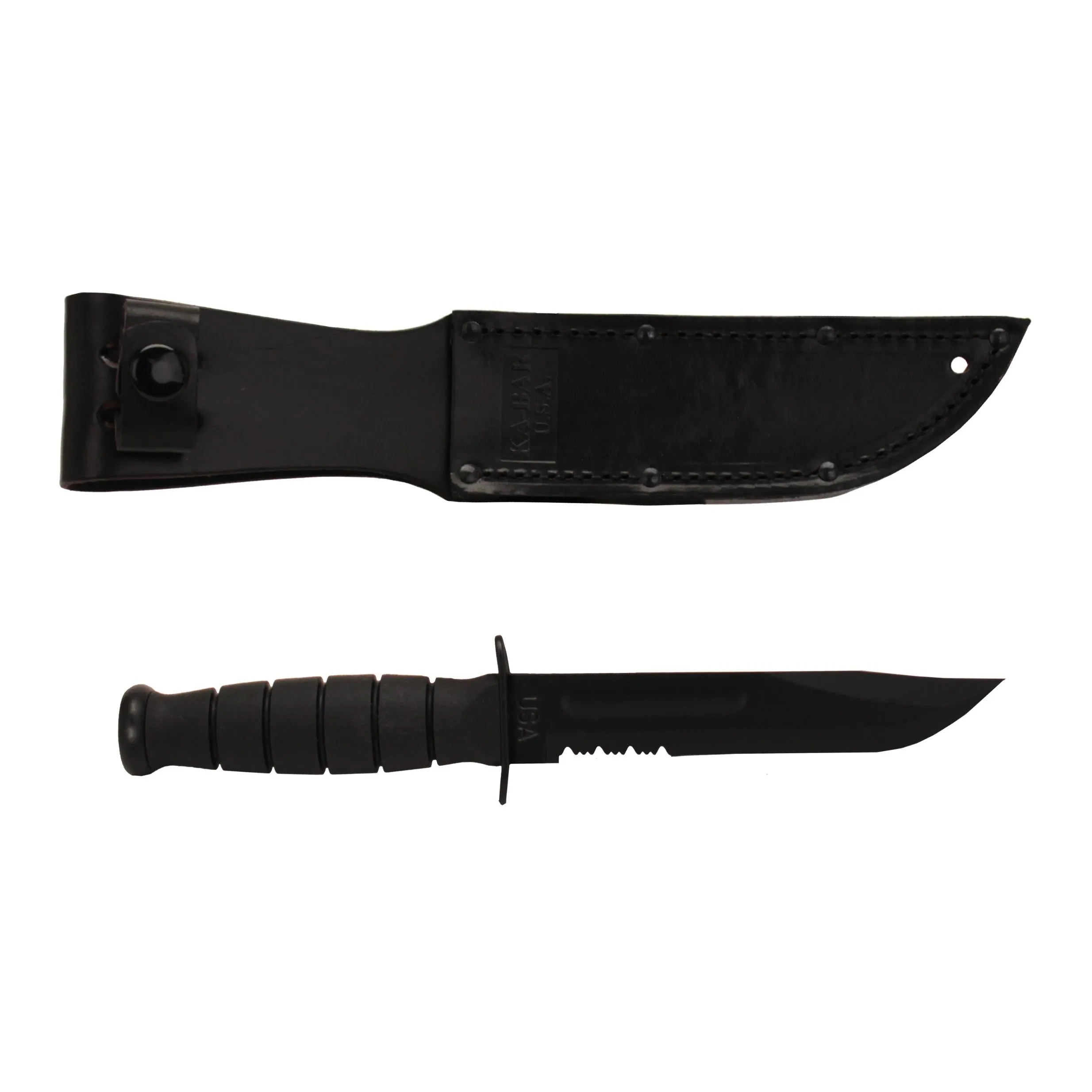 Fixed Blade-serrated Edge Black