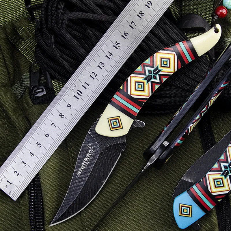 Folding Knife With Outdoor Camping Survival