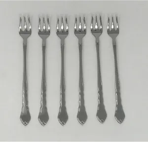 For 6 SATINIQUE SEAFOOD FORKS US Only
