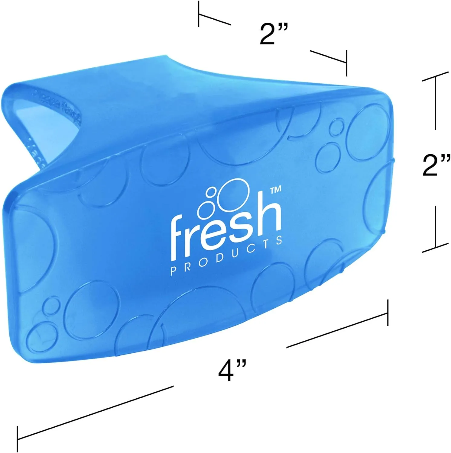Fresh Products Eco Bowl Clip Air Freshener Versatile Design Toilet Freshener Trash Freshener Chemical Free Natural Oils Discreet Lasts 30 Days Made in the USA Cotton Blossom 12 pk