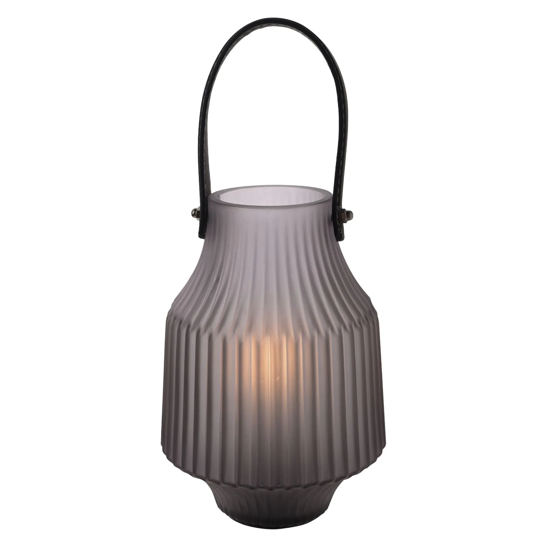Frosted Portable Grey Lantern