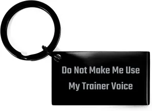Funny Trainer Voice Keychain - Gifts from Fitness Enthusiasts to Show Appreciation - Mother's Day Unique Gifts