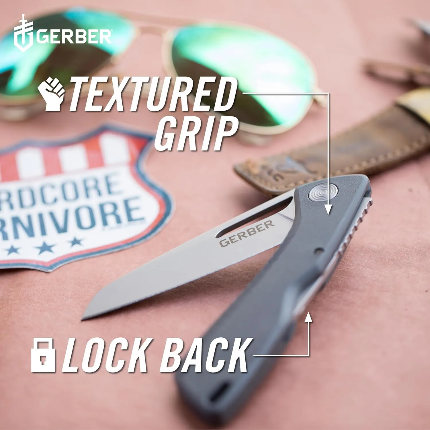 Gerber Gear Sharkbelly Knife, Fine Edge [30-001409],Grey