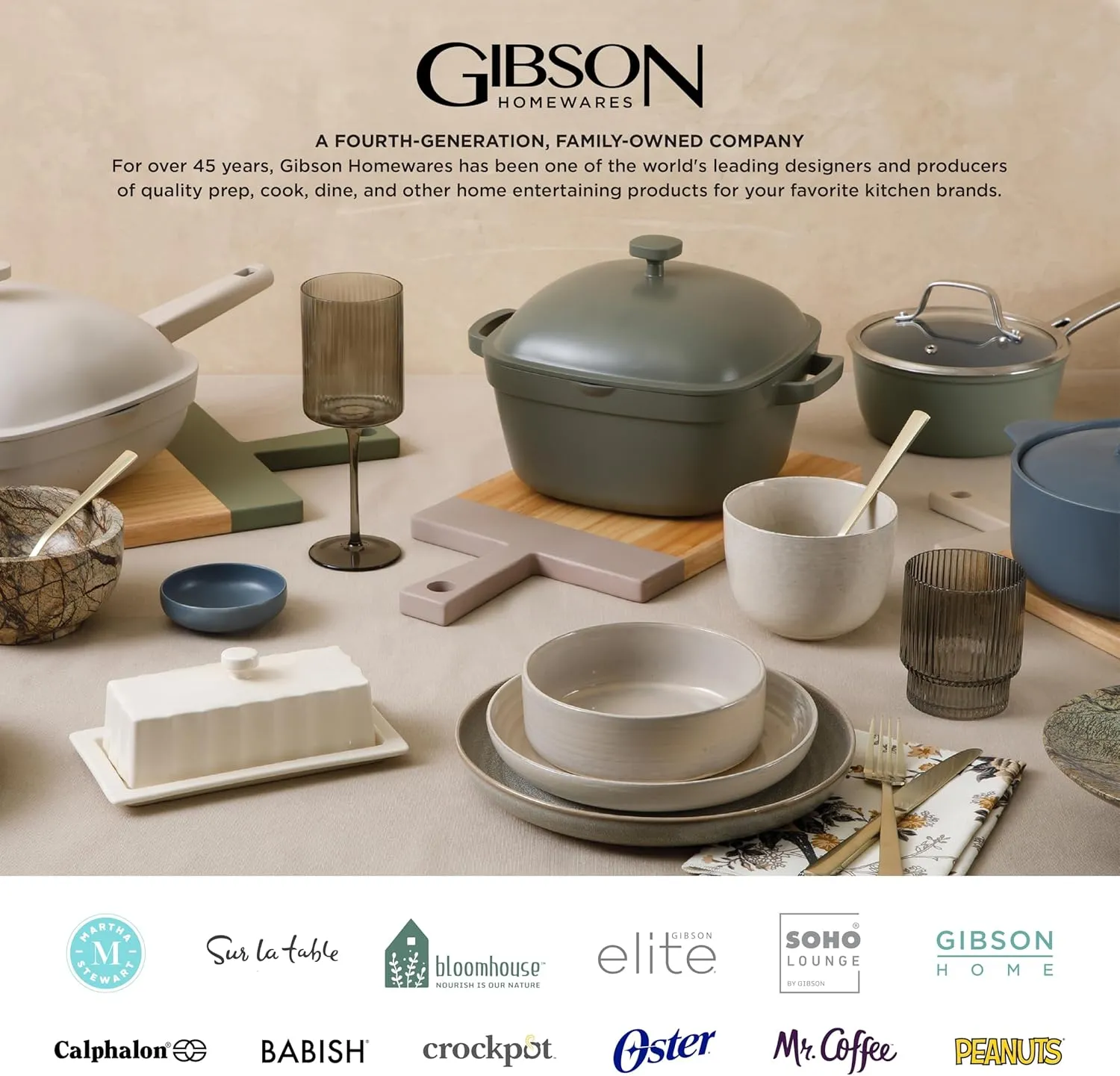 Gibson Home Dinah Double Bowl Stoneware Embossed Speckled Dinnerware Set - Sage Green, Service for Four (16pcs)
