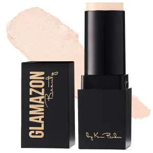 Glamazon Second to None Foundation Stick, Porcelain Doll, Light-to-Full Coverage, Weightless Makeup With a Glowy Natural Finish