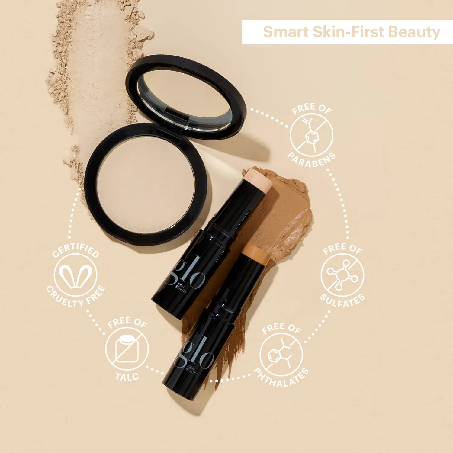 Glo Skin Beauty Skin Glow Stick Highlighter (Cognac) - Powered by Hydrators, Mineral Pigments & Mica for an Illuminated Glow - Clean Mineral Cream Highlighter