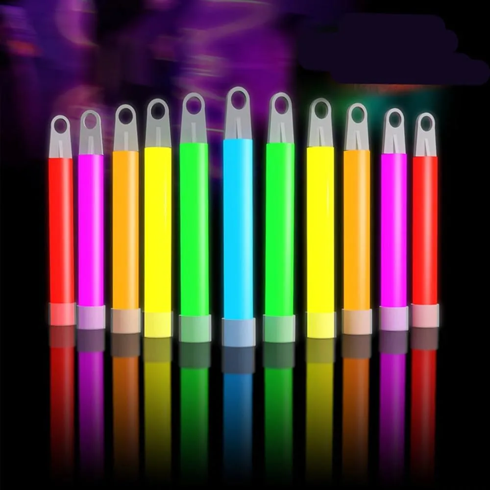 Glow Fever Glow Sticks Bulk 100ct Premium Glow in The Dark Light Up with Lanyards, for Party Supplies, Party Favors, Birthday, Halloween, Super Bright, Lasts Up to 12 hrs