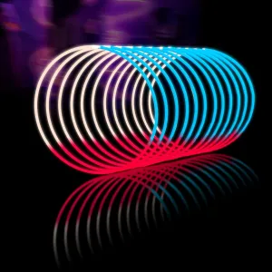 Glow Fever Glow Sticks Bulk 4th of July 100ct Red White Blue 22'' Glow Necklaces with Connectors, for Patriotic National Memorial Day Party Festivals Raves