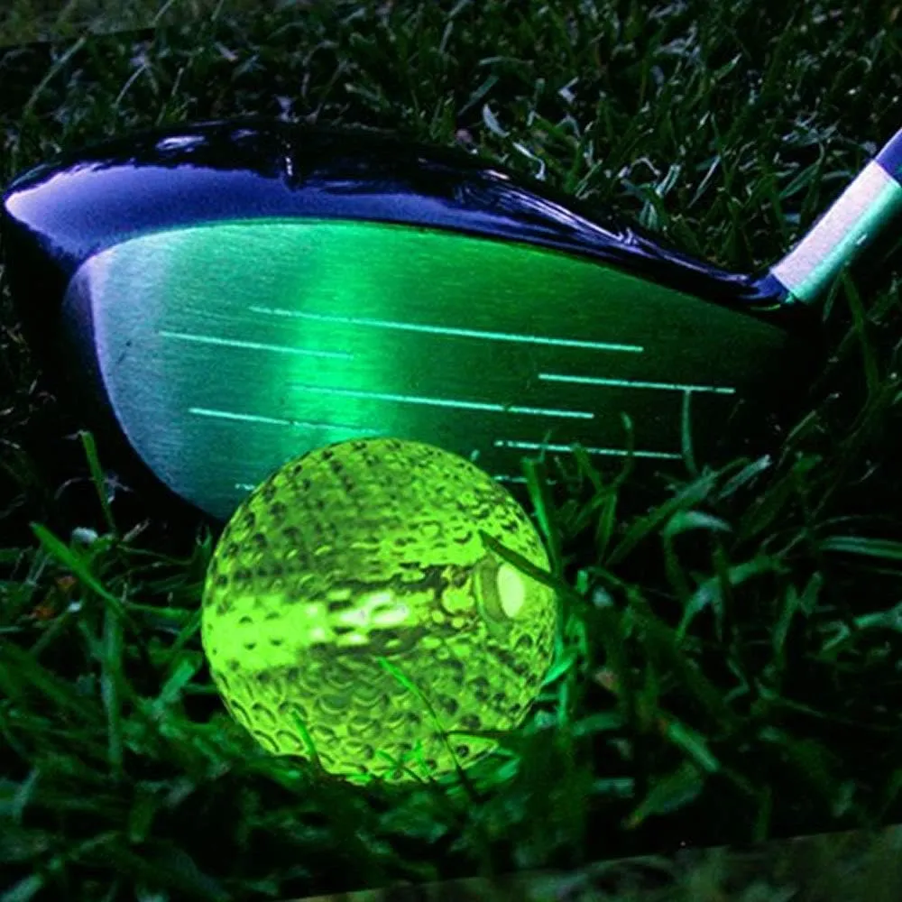 Glow Golf Balls (Set of 20) - Night Golf With Glow Stick Inserts (Assorted)