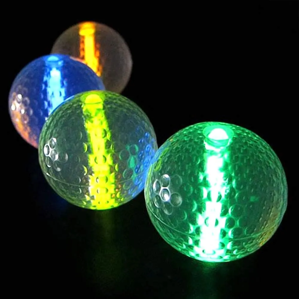 Glow Golf Balls (Set of 20) - Night Golf With Glow Stick Inserts (Assorted)