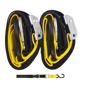GORILLAS GRIP TIE DOWN 38MM S/HK BLK/YEL LOOP