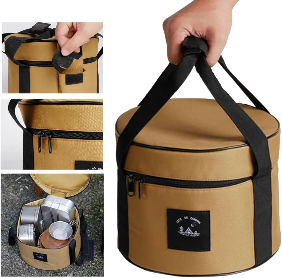 Grills Carry Bag Cookware Organizers Outdoor Dining Bag Cooking Utensils Bag