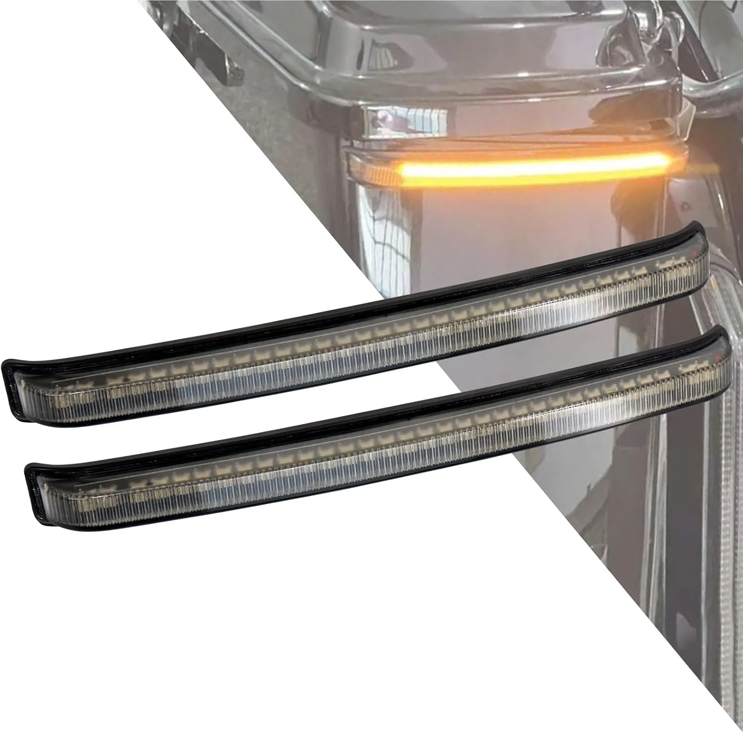 HDBUBALUS Motorcycle Saddlebag Lights Sequential Turn Signal Smoke Running Brake Tail Light Fit for Harley Touring Street Gilde Road Gilde Road King Electra Glide Ultra Limited 2008-2012