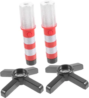 Healifty Glowing Sticks Set Large Glow Sticks Jumbo Reusable Industrial Warning Light Easy Install