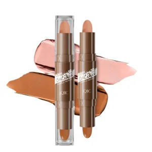 HEBIXFace Shadow Enhancer and Highlighter Twin-tip Makeup Pen, 自然色-浅咖色