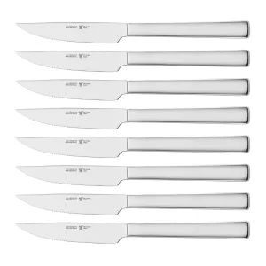 HENCKELS 8-pc Polished Stainless Steel Serrated Steak Knife Set