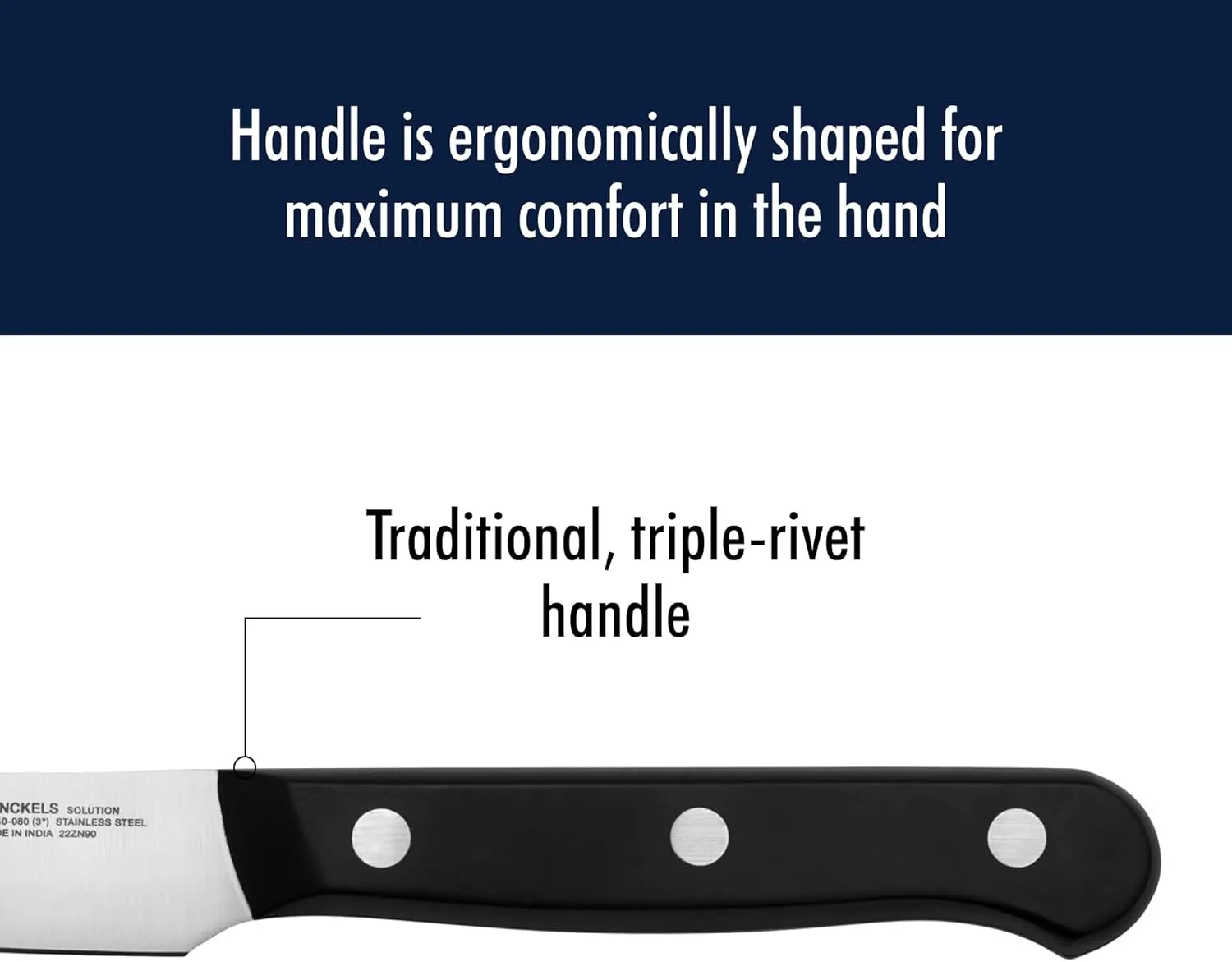 HENCKELS Solution Razor-Sharp 7-pc Knife Set, Chef Knife, Bread Knife,German Engineered Informed by 100  Years of Mastery, Brown