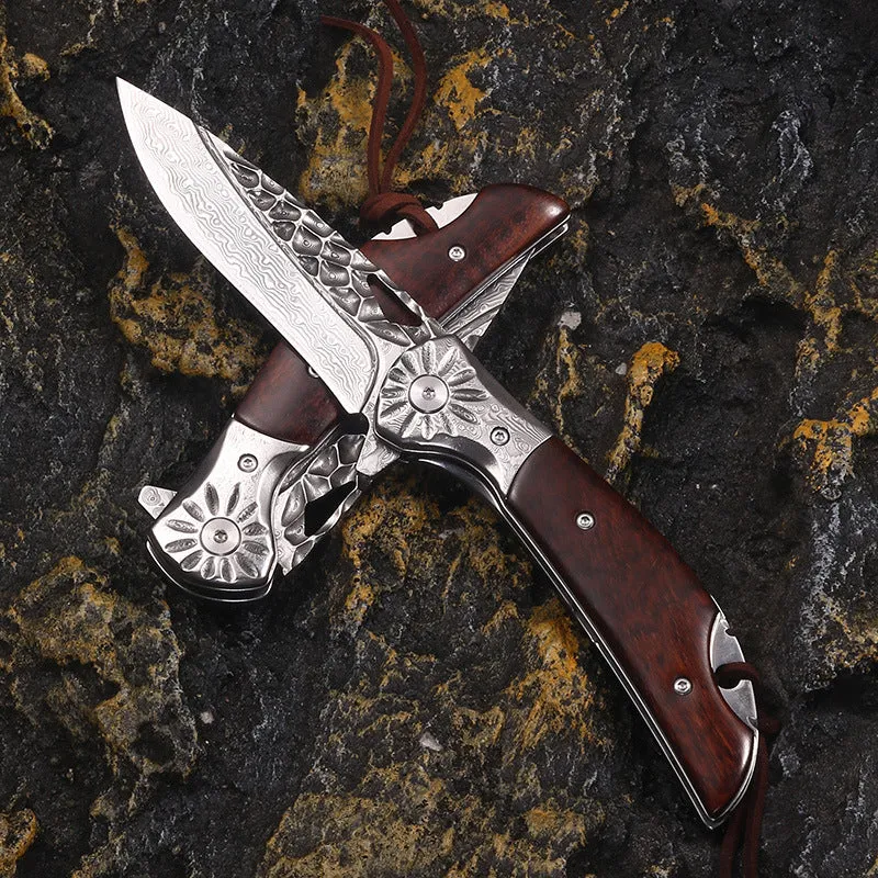 High Hardness Portable Folding Camping Survival Tool