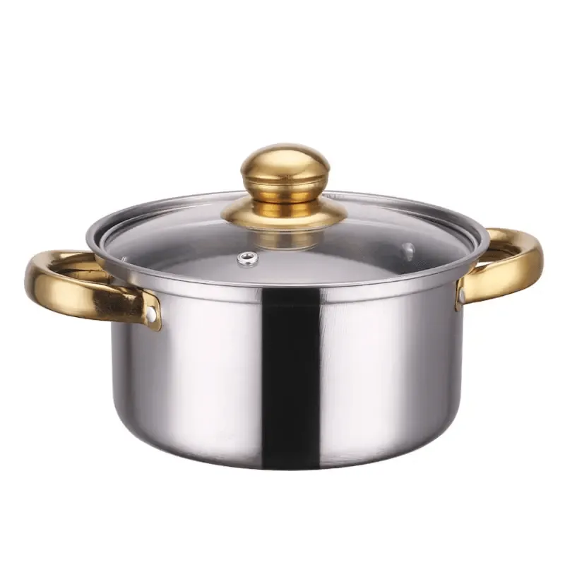 High Quality Stainless Steel Cookware Set - 12 Pcs