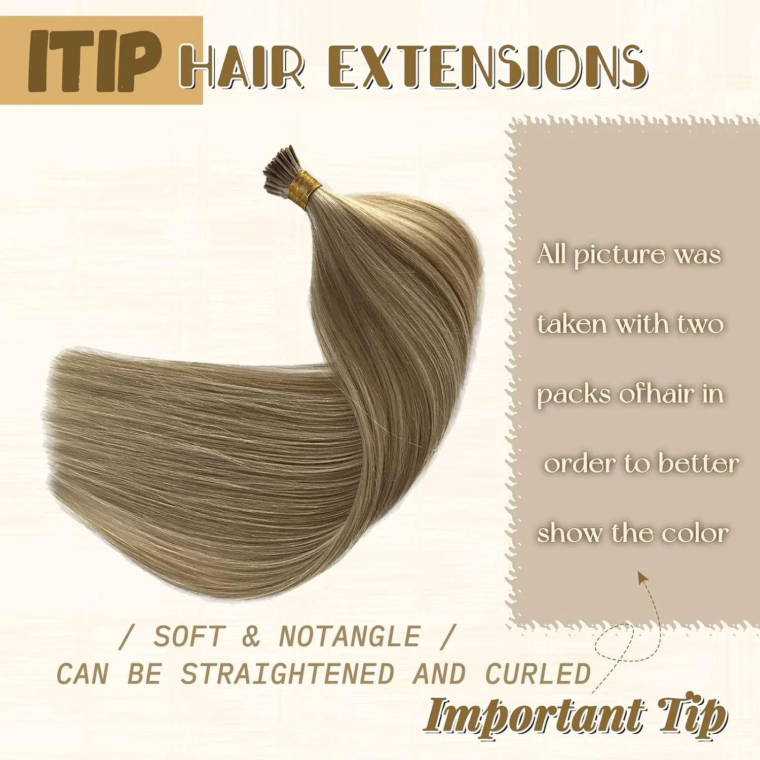 Highlight I Tip Hair Extensions Real Human Hair, Pr Ash Blonde Highlights with Platinum Blonde Keratin Itip Hair Extensions Human Hair Remy Stick Tip Extension