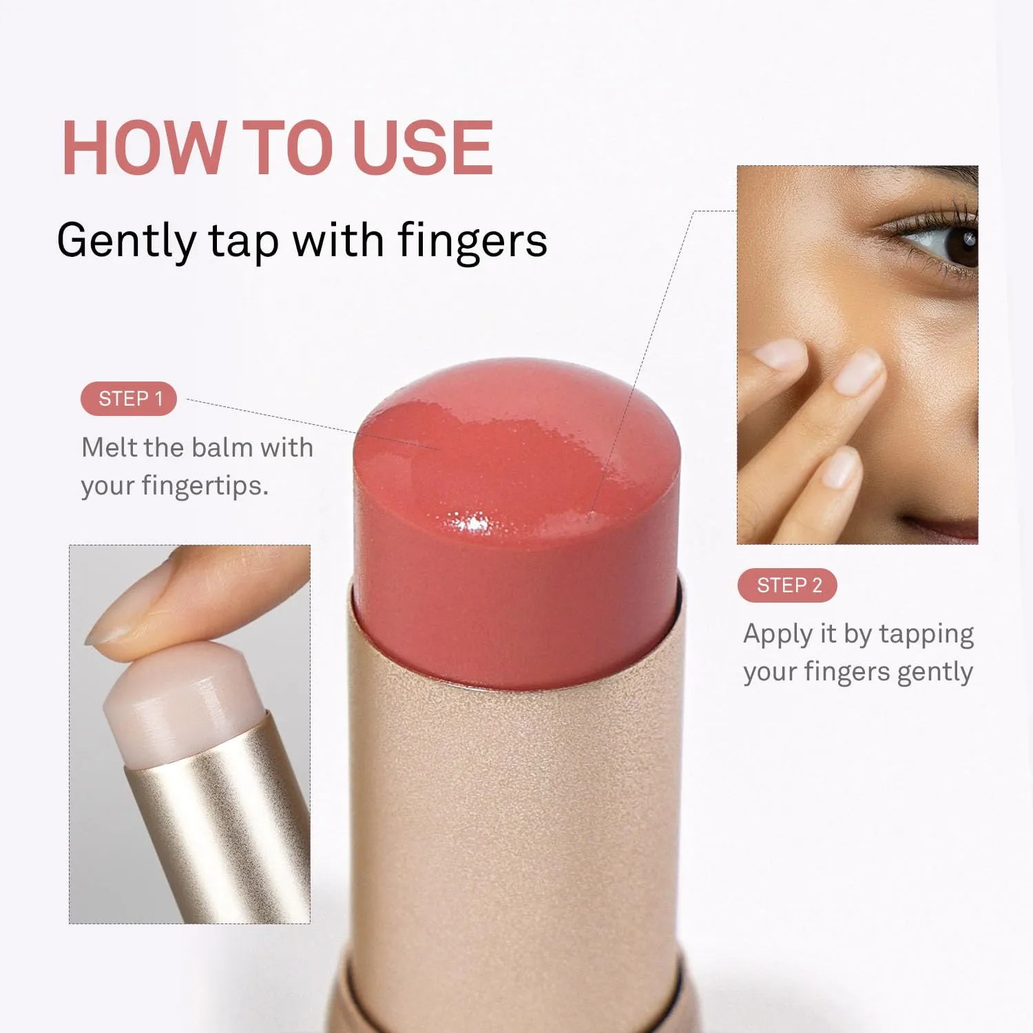 hince True Dimension Radiance Balm 10g - Shimmer Glow Face Highlighter Stick, Translucent Colors, Cream Blush Stick, Glass Skin in a Balm, Korean Beauty, Natural Makeup (TENDER ROOM, TP003)