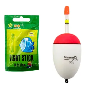 Hookem Squid Float with Glow Stick Attachment (incl Glow Stick)