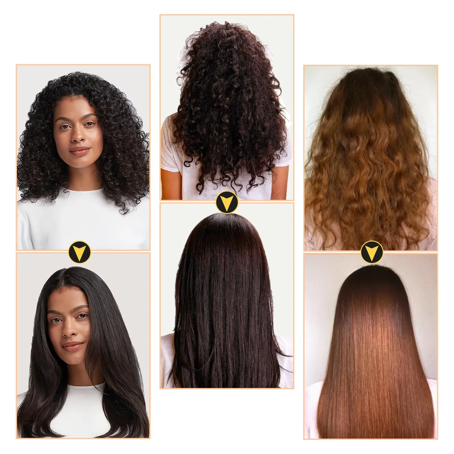 Hot Comb Set 11Pcs, Electric Hair Straightener Pressing Comb for Black Hair with Wig Wax Stick, Lace Band, Rat Tail Comb & Salon Clips