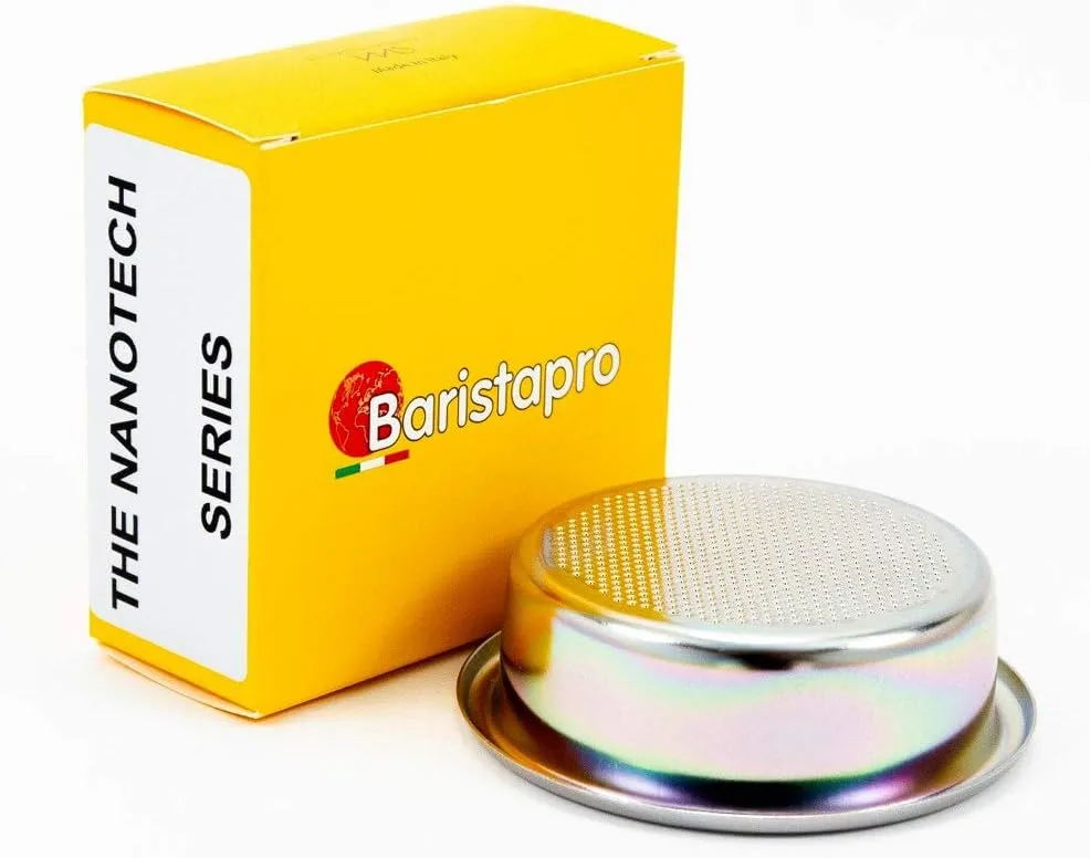 IMS Baristapro Nanotech Precision Ridgeless Portafilter Basket - 15 gram