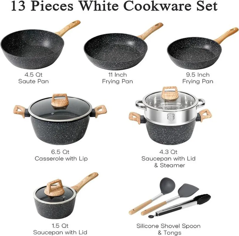 Induction Granite Cookware Set Sustainable Client satisfaction