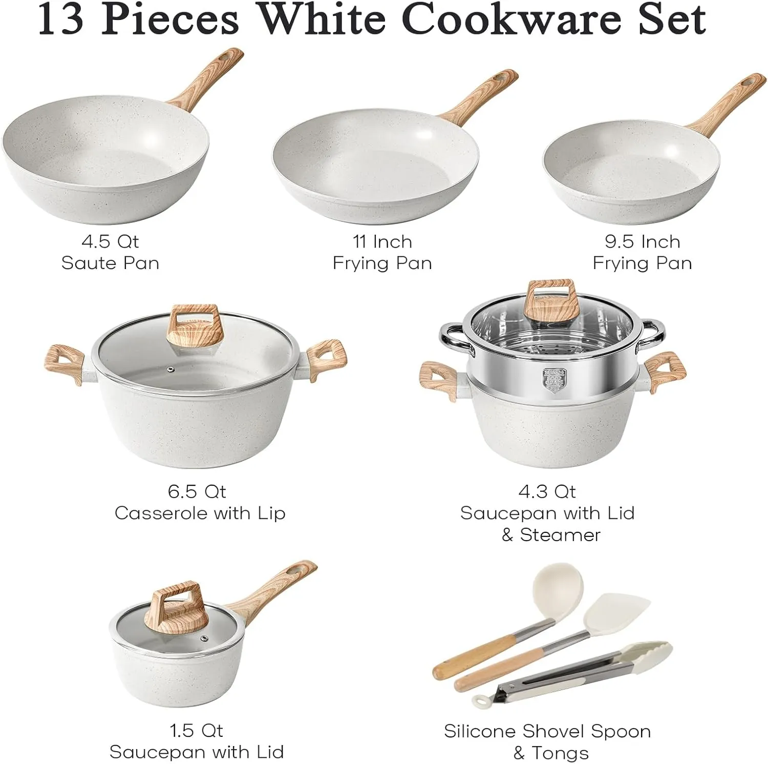 Induction Granite Cookware Set Sustainable Client satisfaction