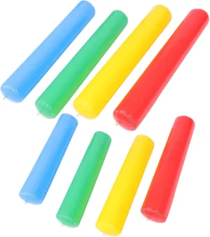 Inflatable Thundersticks for Boys and Girls 8 Pack Pvc Cheering Sticks Boys and Girls Outdoor Toys