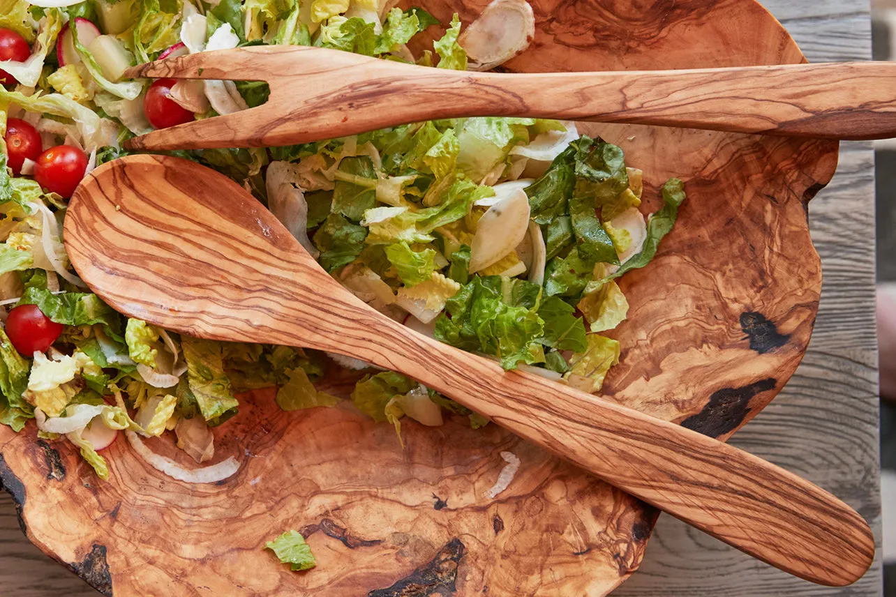 Italian Olivewood Serving Utensils