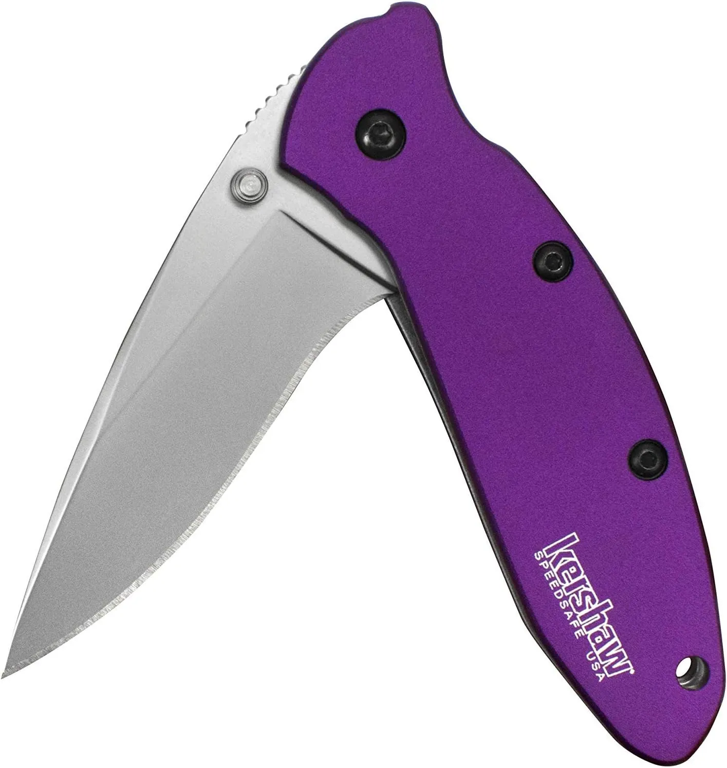 Kershaw Scallion Pocket Knife, 2.4 inch Folding Blade, SpeedSafe Assisted Opening, Perfect EDC, Made in the USA, Multiple Styles
