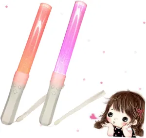 KESYOO Colors Luminous Flash Stick Glowing Cheering for Parties and Concerts Battery Light Stick Party Supplies for Celebrations