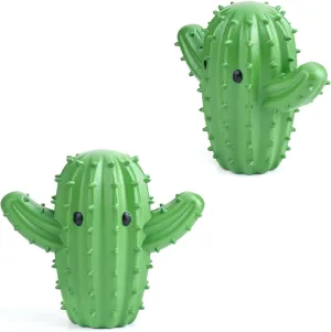 Kikkerland Set of Two Reusable Dyer Buddies for Laundry – Fabric Softener Dryer Balls – Control Static, Remove Wrinkles, Dry Clothes Faster, Cactus