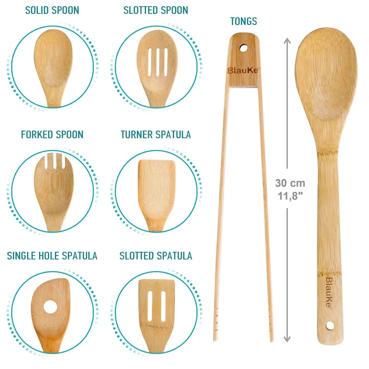 Kitchen Utensils Set for Nonstick Cookware 7 Pc. Set