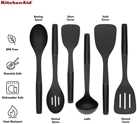 KitchenAid Universal Tool Set, 6 Piece, Black